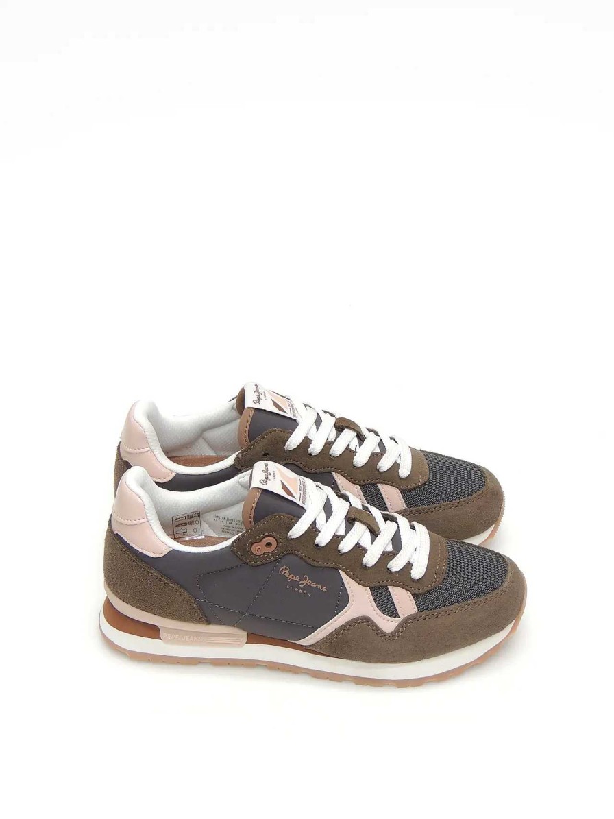 Mujer PEPE JEANS | Sneakers Pepe Jeans Pls31522 Ante Beige