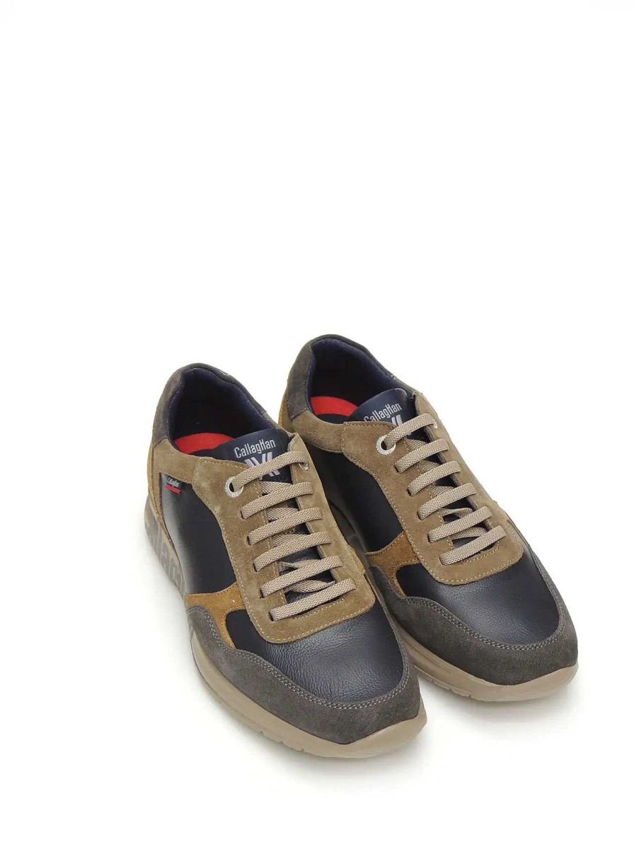 Hombre CALLAGHAN | Sneakers Callaghan 91324 Piel Marino