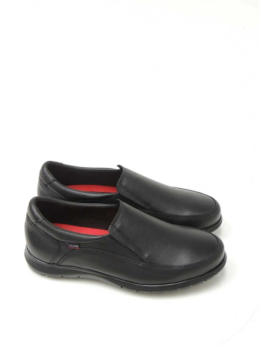 Hombre CALLAGHAN | Mocasines Slip-On Callaghan 81311 Piel Negro