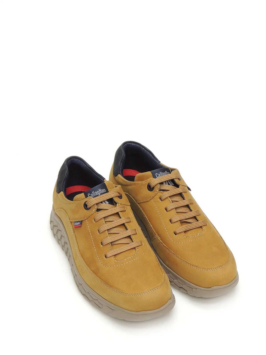 Hombre CALLAGHAN | Zapatos Derby Callaghan 50900 Nobuk Camel