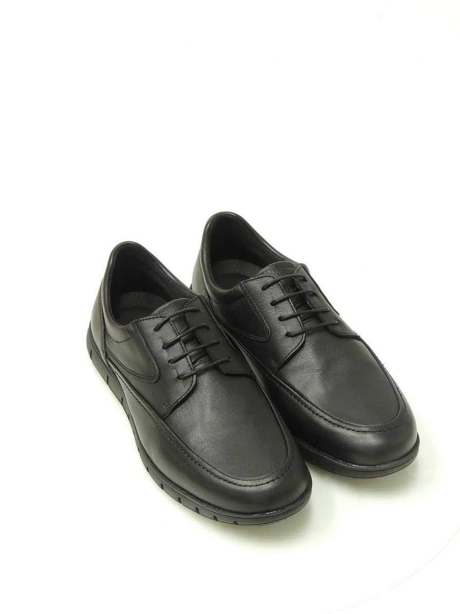 Hombre T2IN | Zapatos Derby T2In R-74 Piel Negro