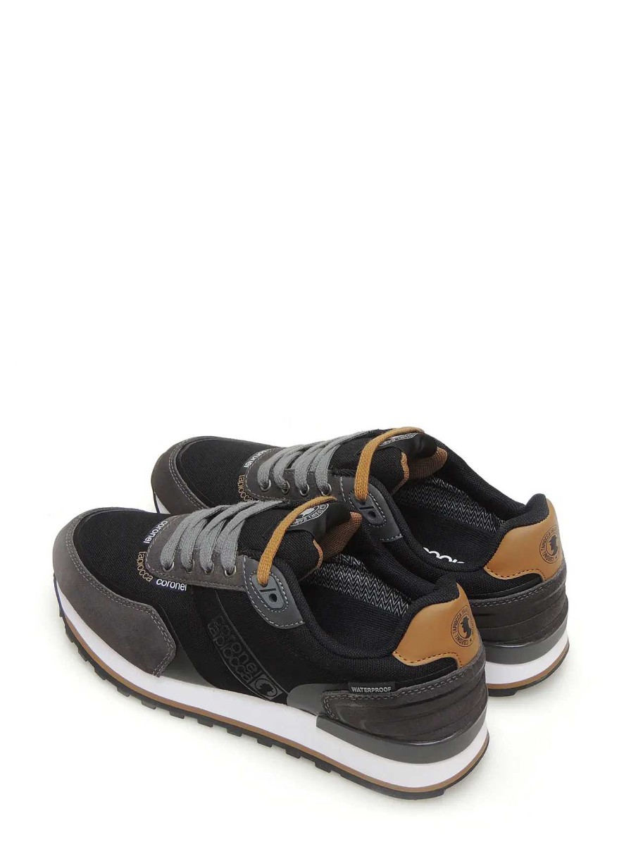 Hombre CORONEL TAPIOCCA | Sneakers Coronel Tapiocca T500-1 Piel Negro