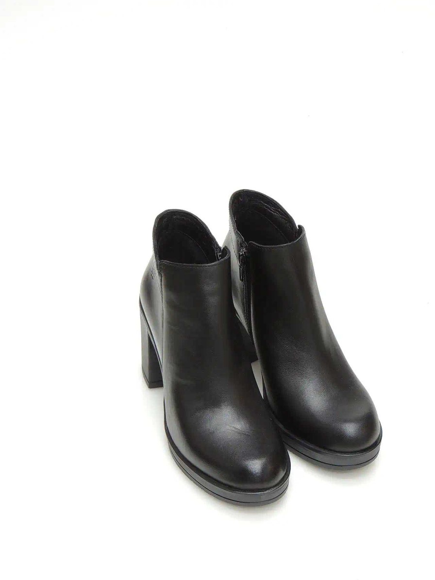 Mujer YOKONO | Zapatos Abotinados Yokono Pilsen -004 Piel Negro