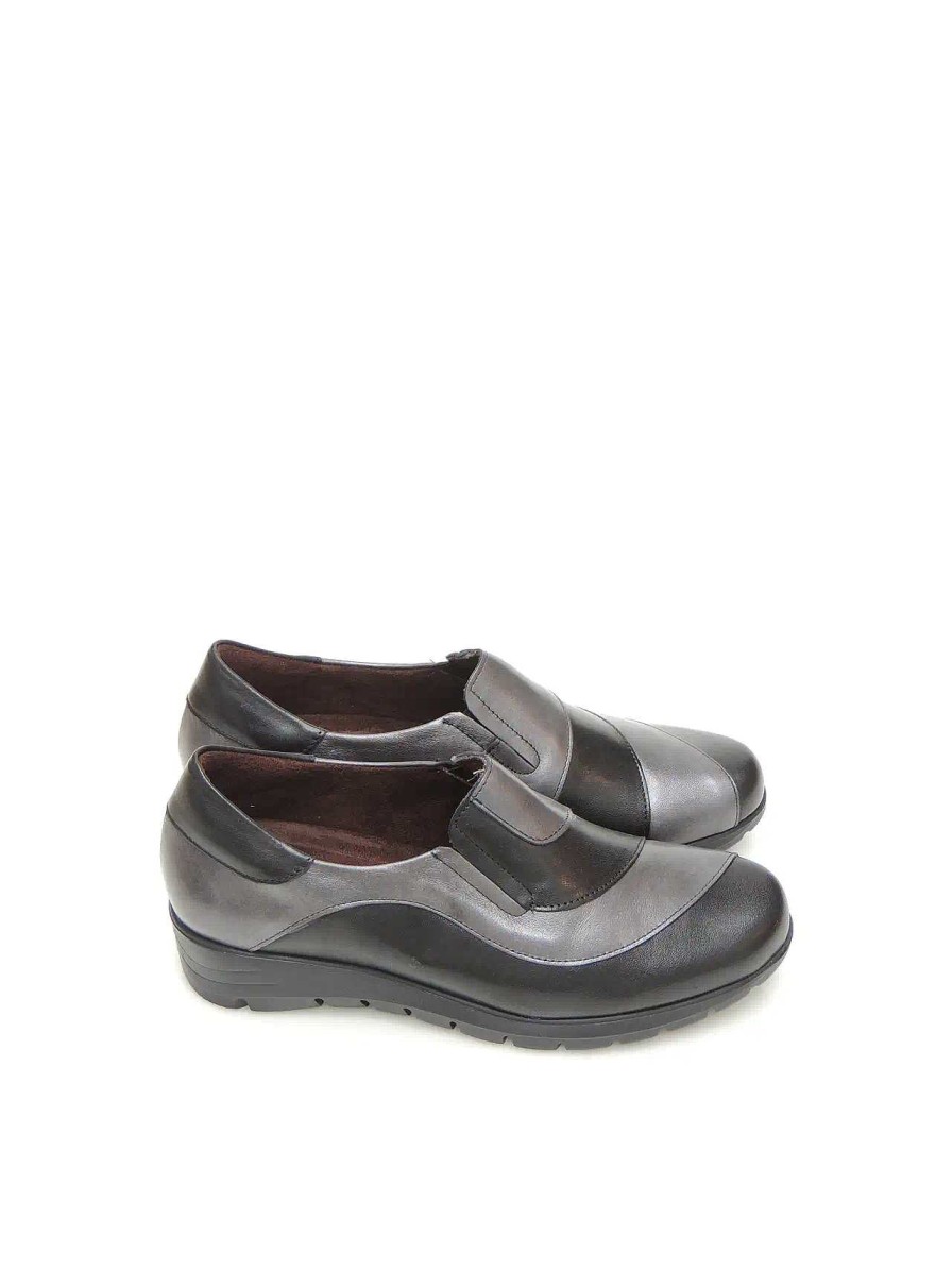 Mujer PITILLOS | Mocasines Pitillos 2701 Piel Negro