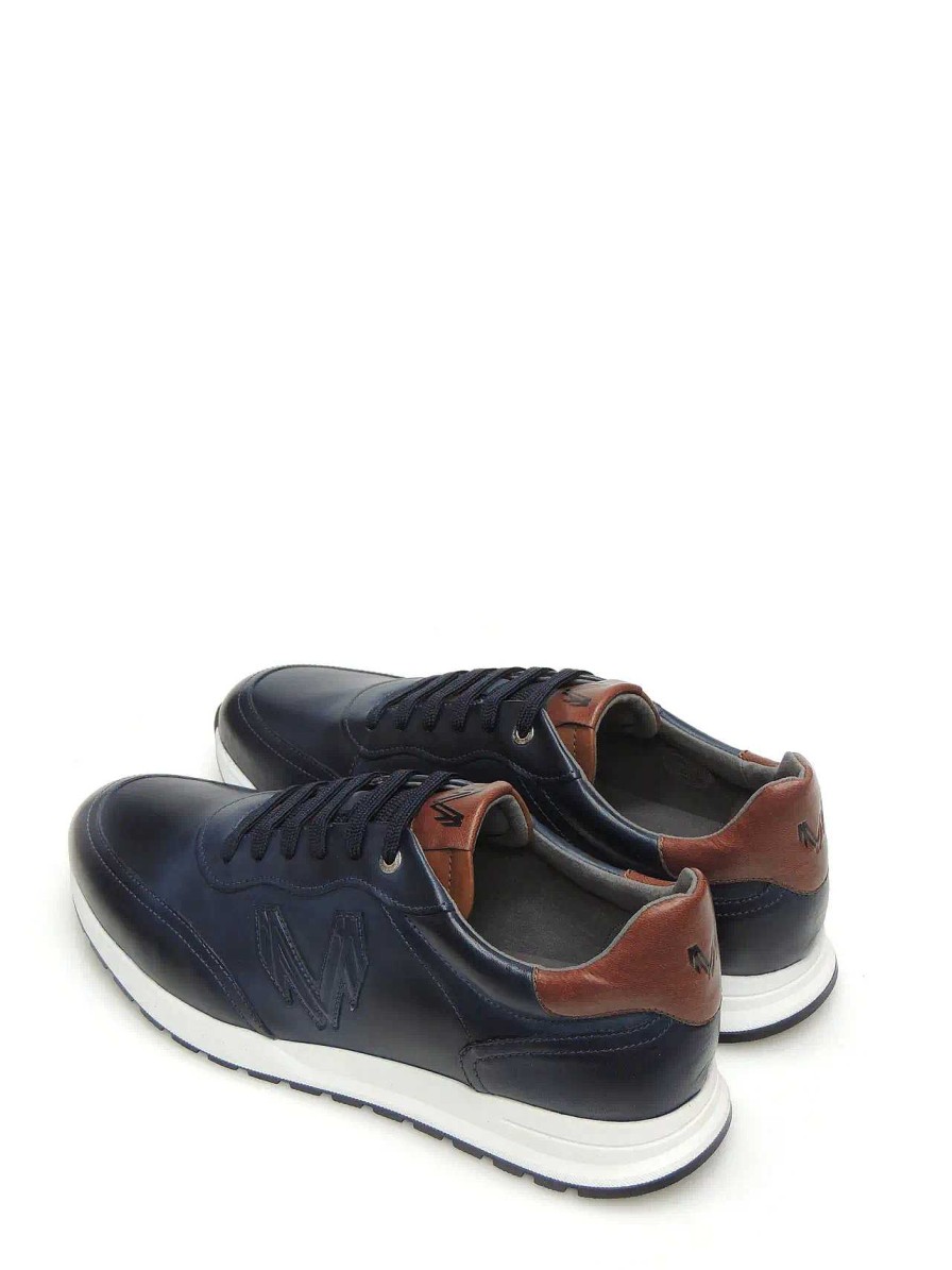 Hombre MARTINELLI | Sneakers Martinelli 1621-2754C Piel Azul