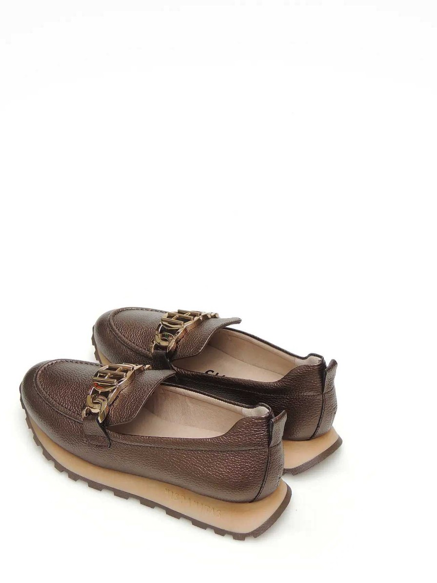 Mujer HISPANITAS | Mocasines Hispanitas Hi233134 Piel Marron