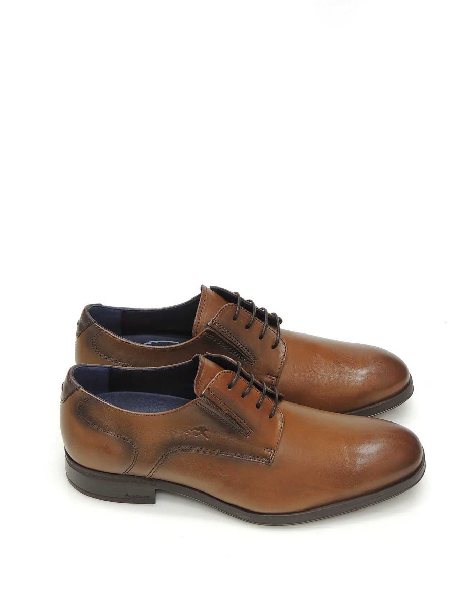 Hombre FLUCHOS | Zapatos Blucher Fluchos F1887 Piel Camel