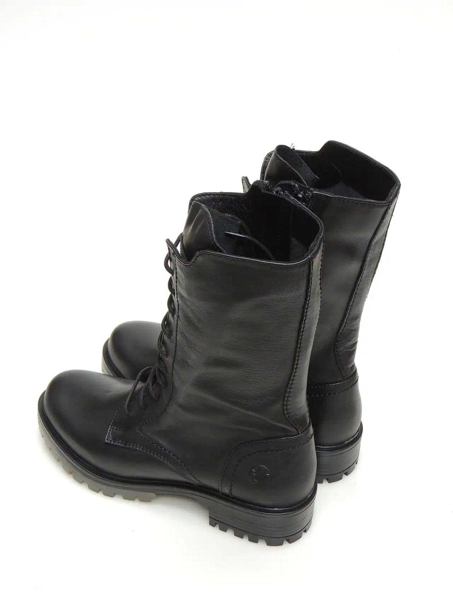 Mujer CORONEL TAPIOCCA | Botas Militares Coronel Tapiocca C1300-11 Piel Negro