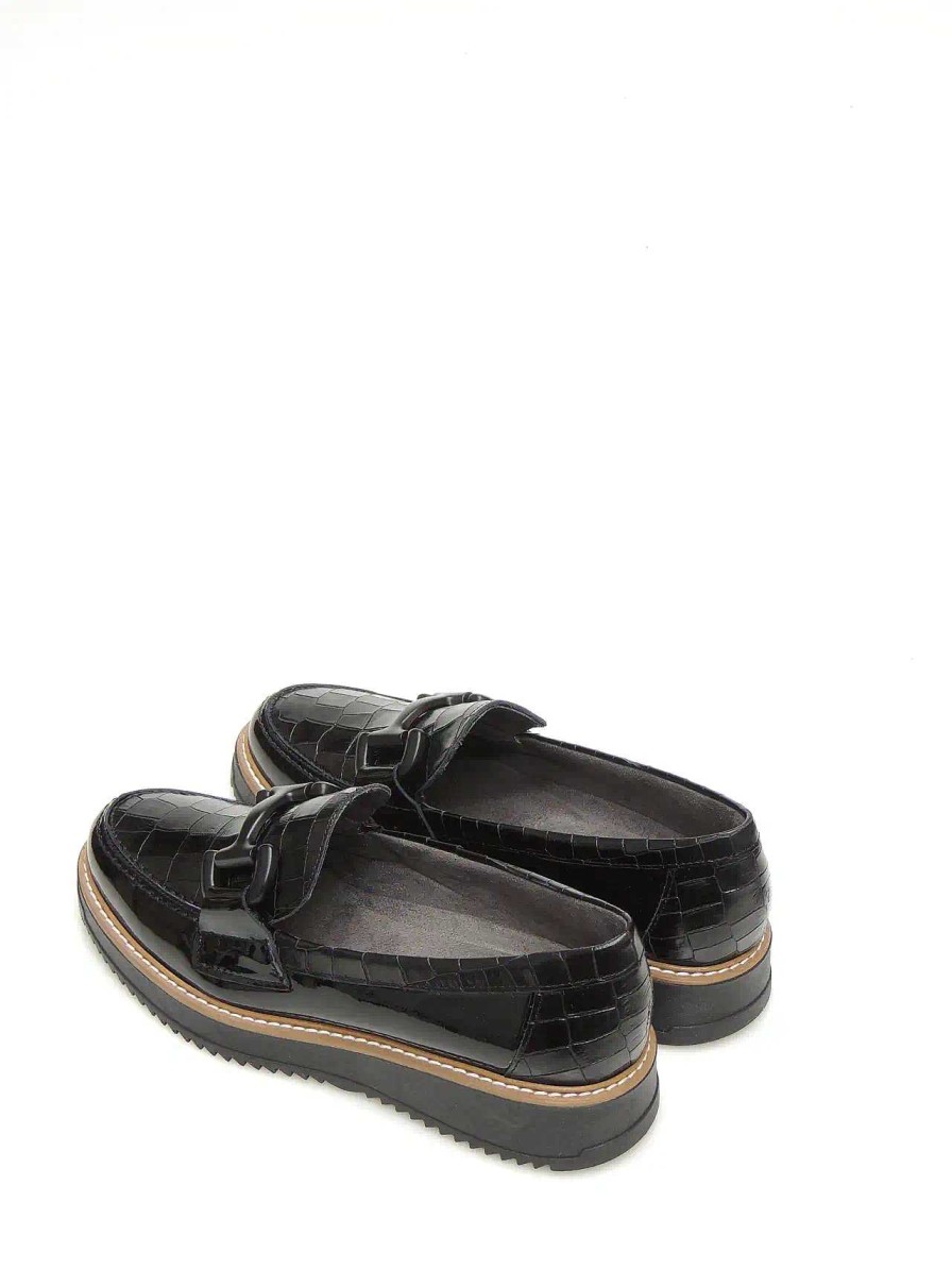 Mujer PITILLOS | Mocasines Pitillos 5390 Charol Negro