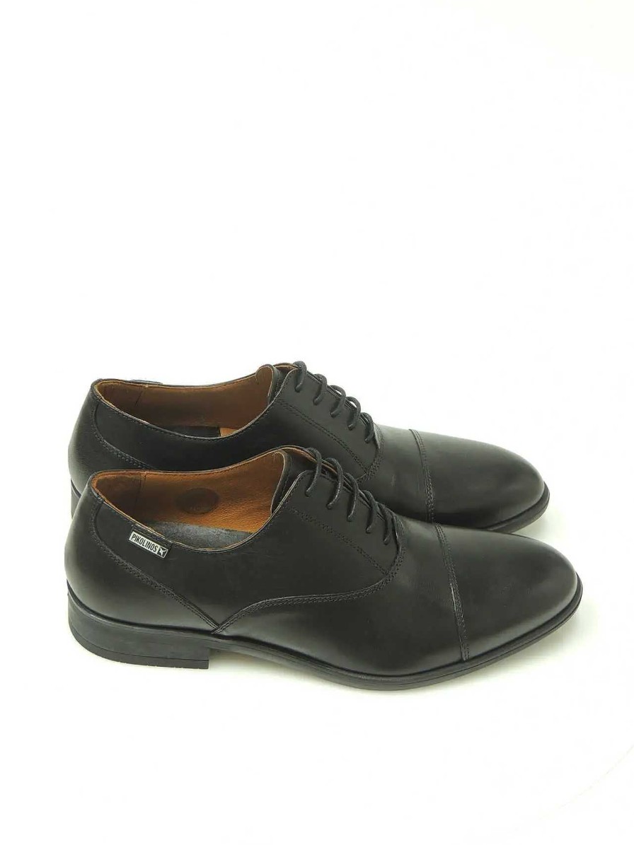 Hombre PIKOLINOS | Zapatos Oxford Pikolinos M7J-4184 Piel Negro