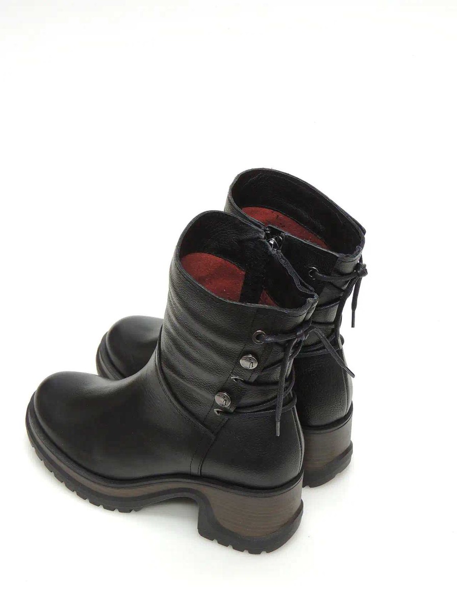 Mujer PAULA URBAN | Botas Media Cana Paula Urban 22-1343 Piel Negro