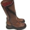 Mujer PAULA URBAN | Botas Media Cana Paula Urban 23-1221 Piel Marron