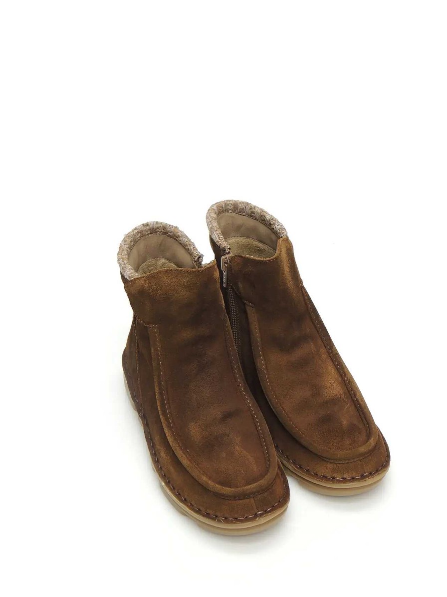 Mujer ONFOOT | Wallabee Onfoot 30622 Serraje Cuero