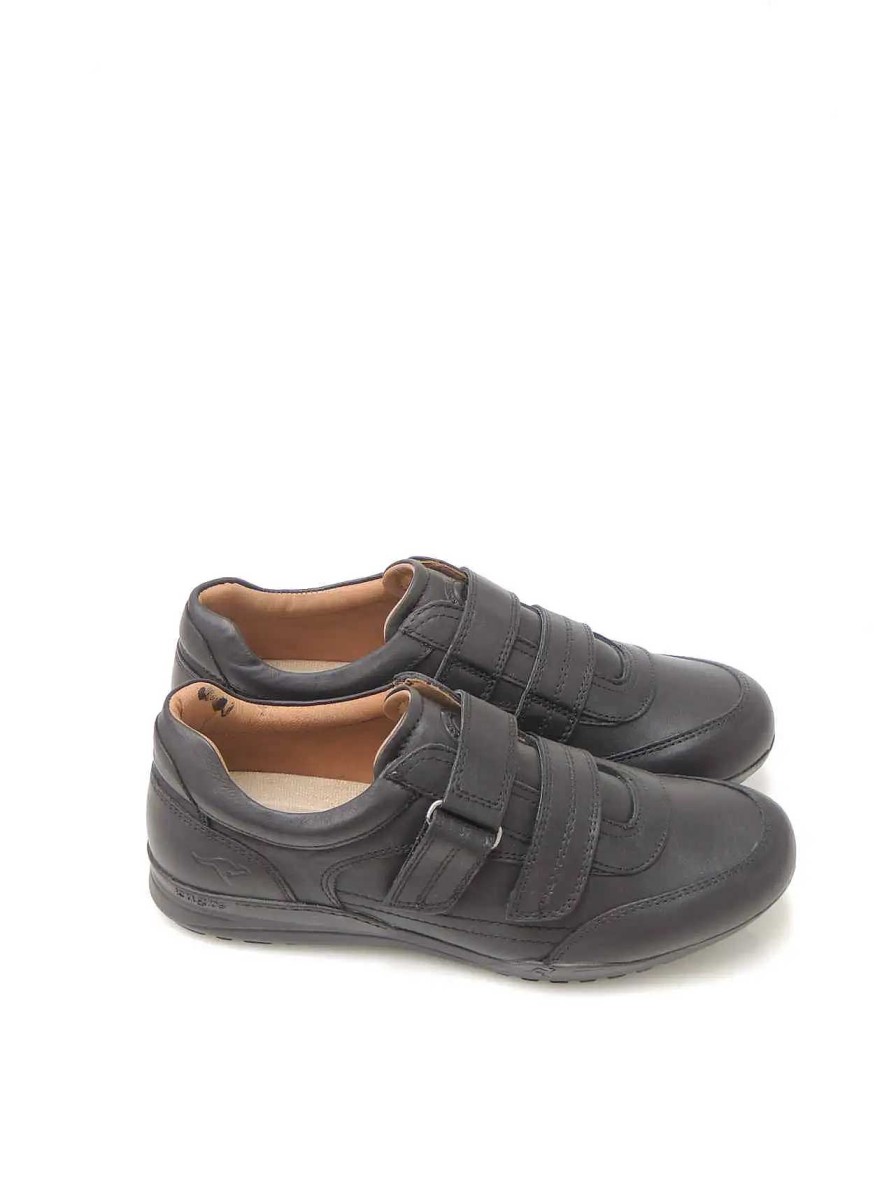 Hombre KANGAROOS | Sneakers Kangaroos 307-11 Piel Negro