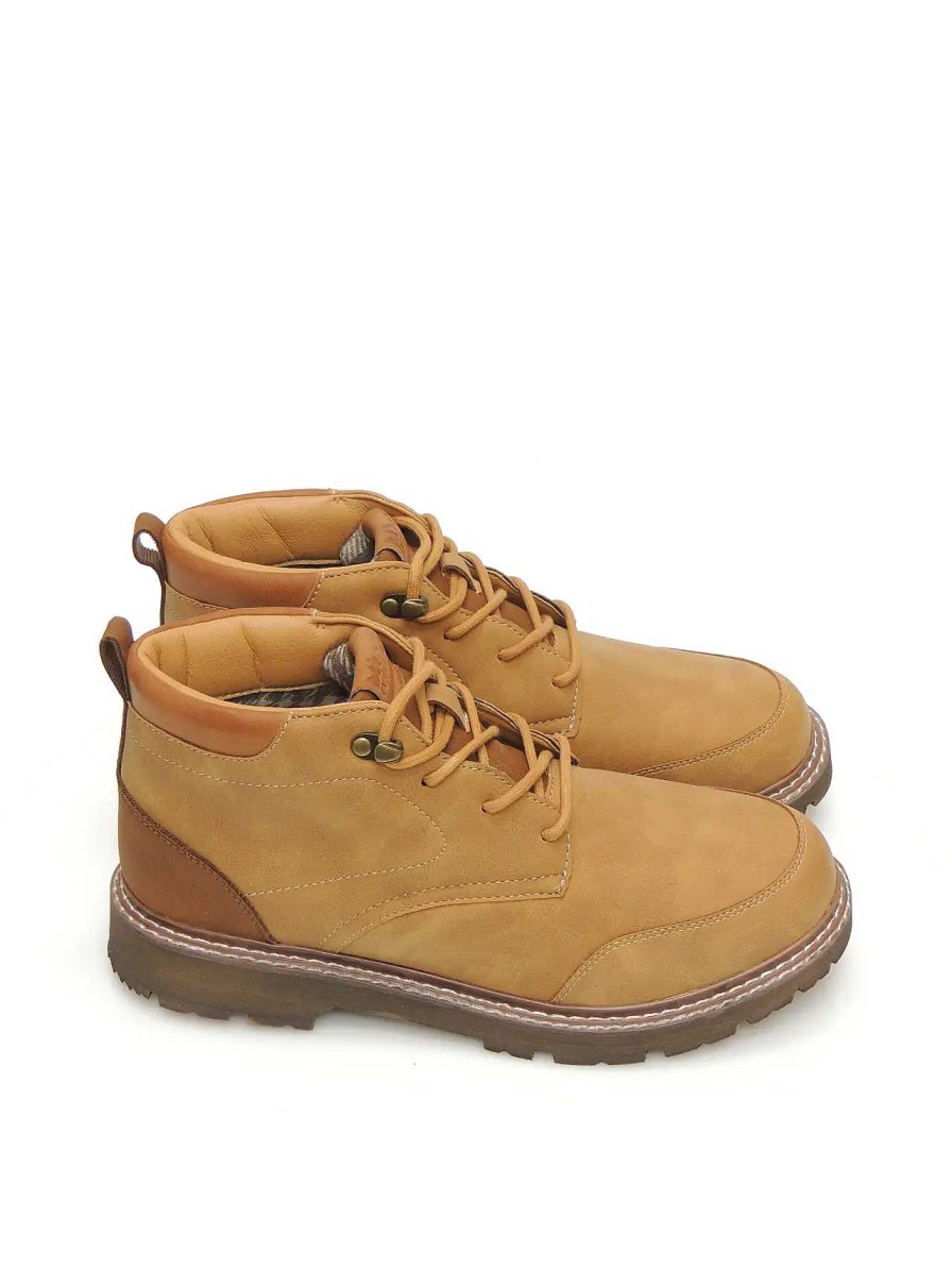 Hombre MUSTANG | Botines Desert Mustang 84473 Polipiel Camel