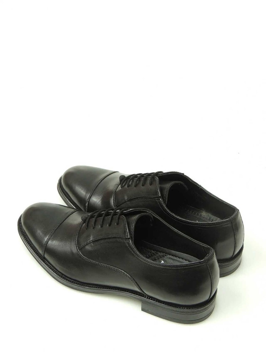 Hombre T2IN | Zapatos Oxford T2In V-414 Piel Negro