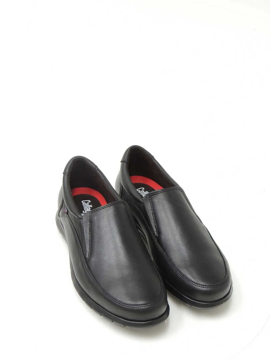 Hombre CALLAGHAN | Mocasines Slip-On Callaghan 81311 Piel Negro