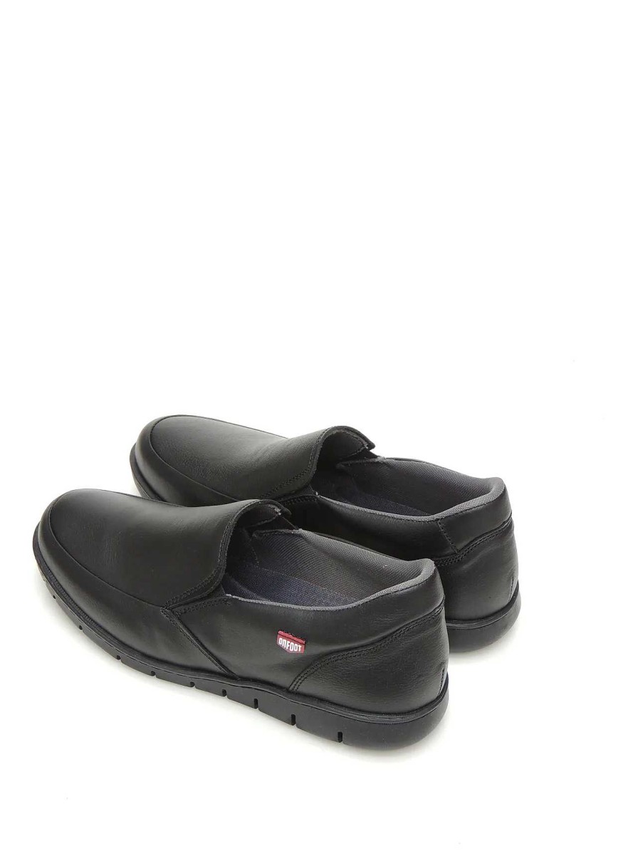 Hombre ONFOOT | Mocasines Slip-On Onfoot 8903 Piel Negro