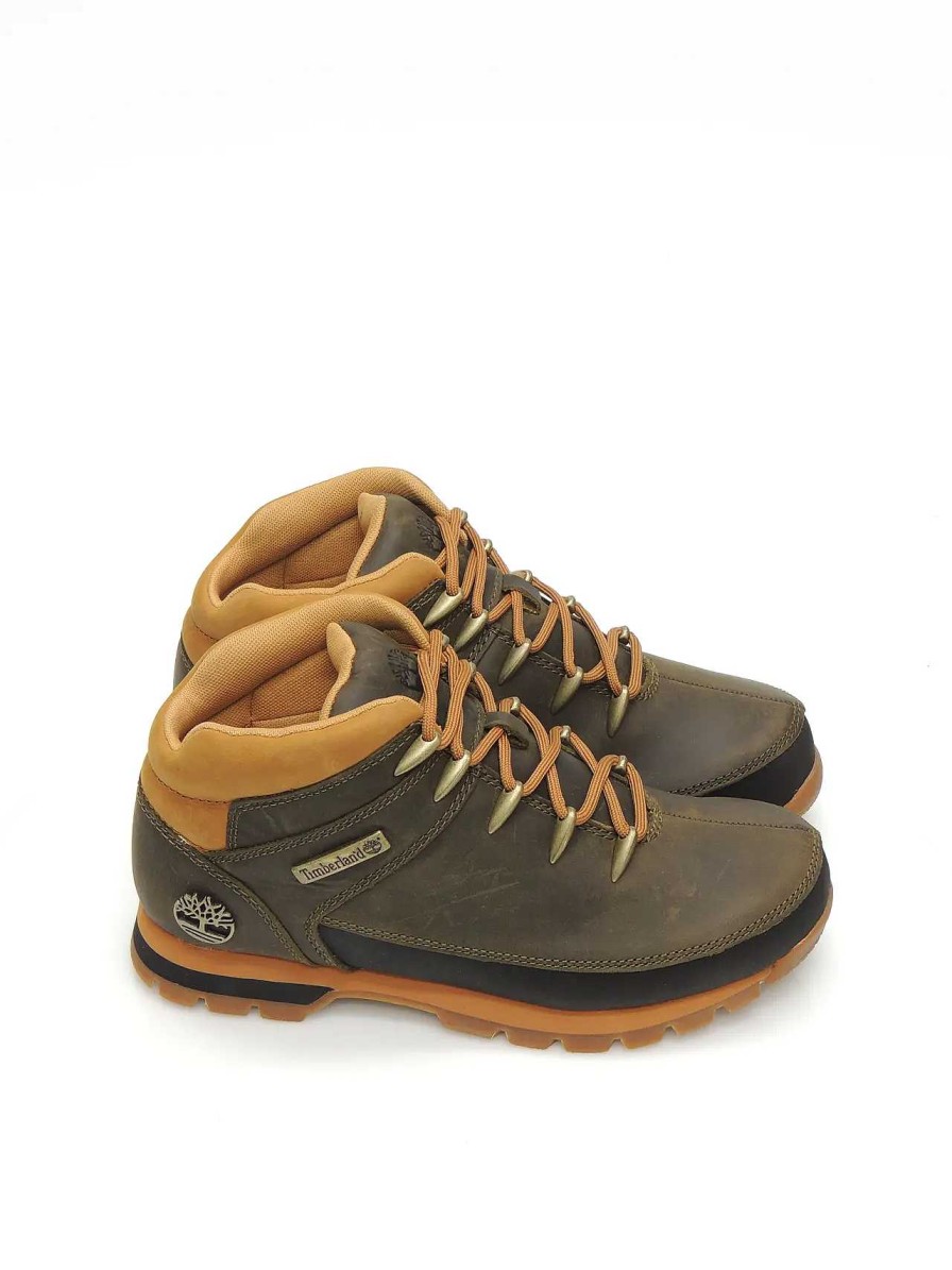 Hombre TIMBERLAND | Botas Montana Timberland 61Sd3271 Piel Verde