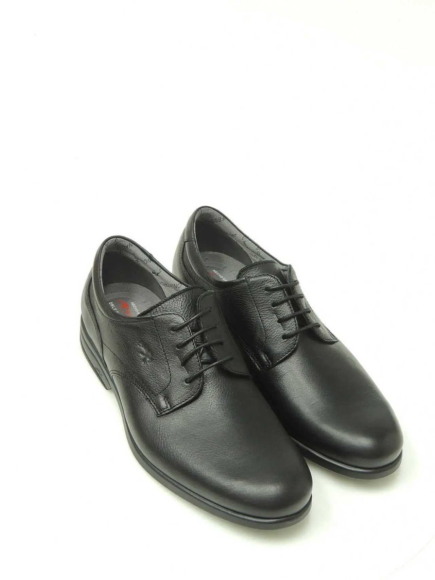 Hombre FLUCHOS | Zapatos Blucher Fluchos 8904 Piel Negro