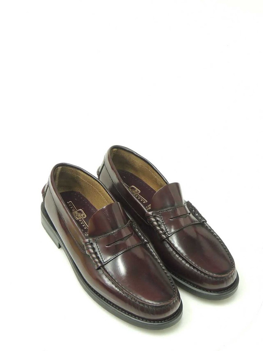 Hombre EDWARD'S | Mocasines Castellanos Edward'S 1001N Piel Burdeos