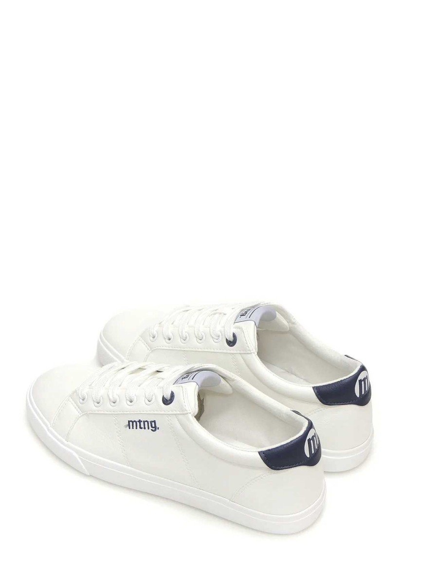 Hombre MUSTANG | Sneakers Mustang 84732 Polipiel Blanco