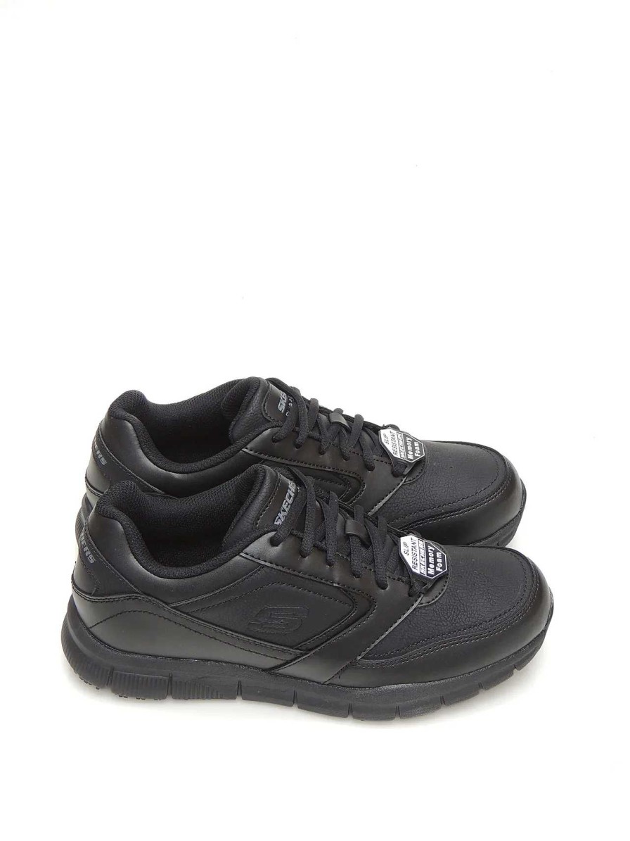 Hombre SKECHERS | Sneakers Skechers 77156 Piel Negro