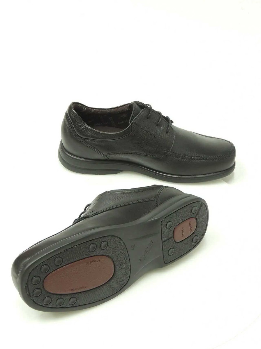 Hombre FLUCHOS | Zapatos Blucher Fluchos 6276 Piel Negro