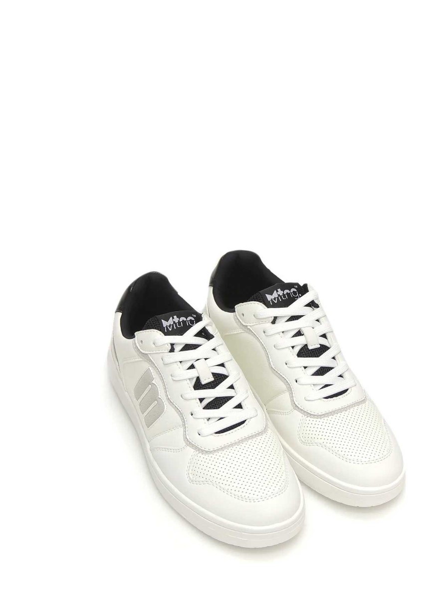 Hombre MUSTANG | Sneakers Mustang 84324 Polipiel Blanco