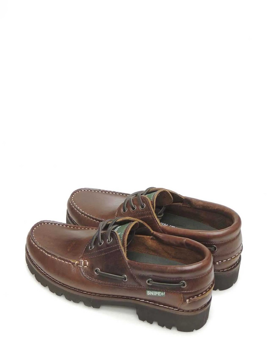 Hombre SNIPE | Nauticos Snipe 21290 Piel Marron