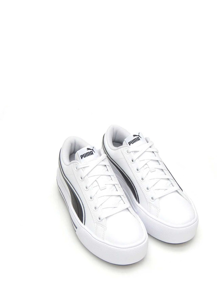 Mujer PUMA | Sneakers Puma 392320 Piel Blanco