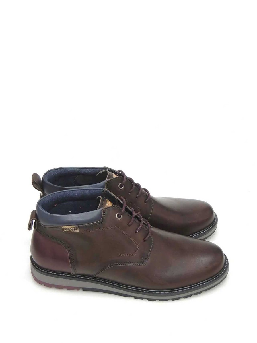 Hombre PIKOLINOS | Botines Desert Pikolinos M8J-8181 Piel Marron