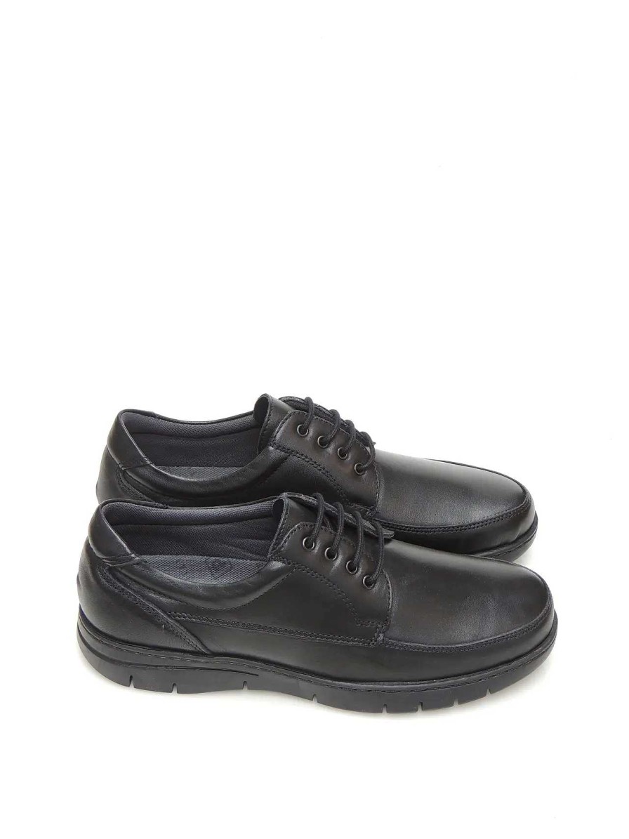 Hombre PITILLOS | Zapatos Derby Pitillos 110 Piel Negro