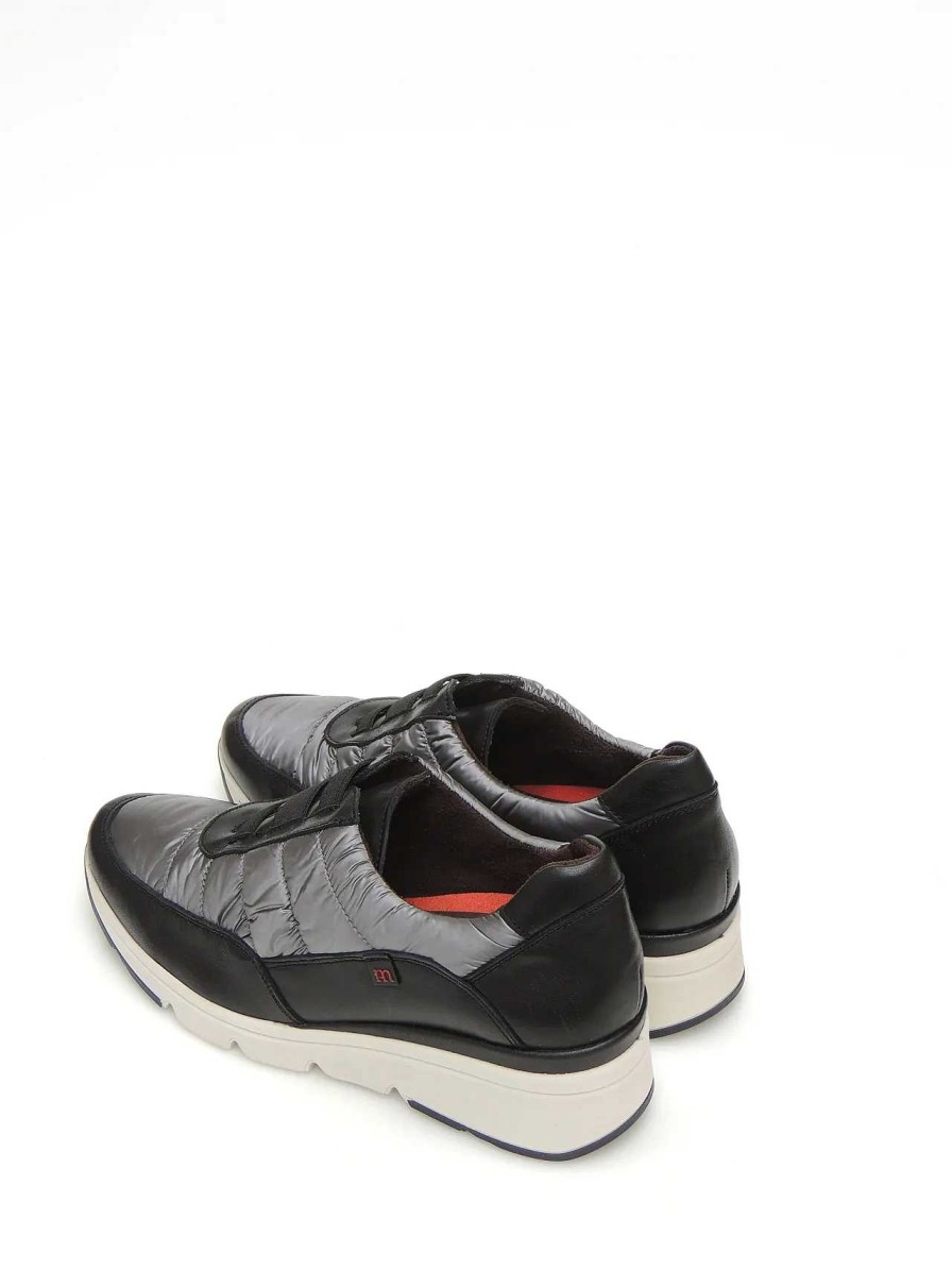 Mujer PEPE MENARGUES | Sneakers Pepe Menargues 20947 Piel Negro