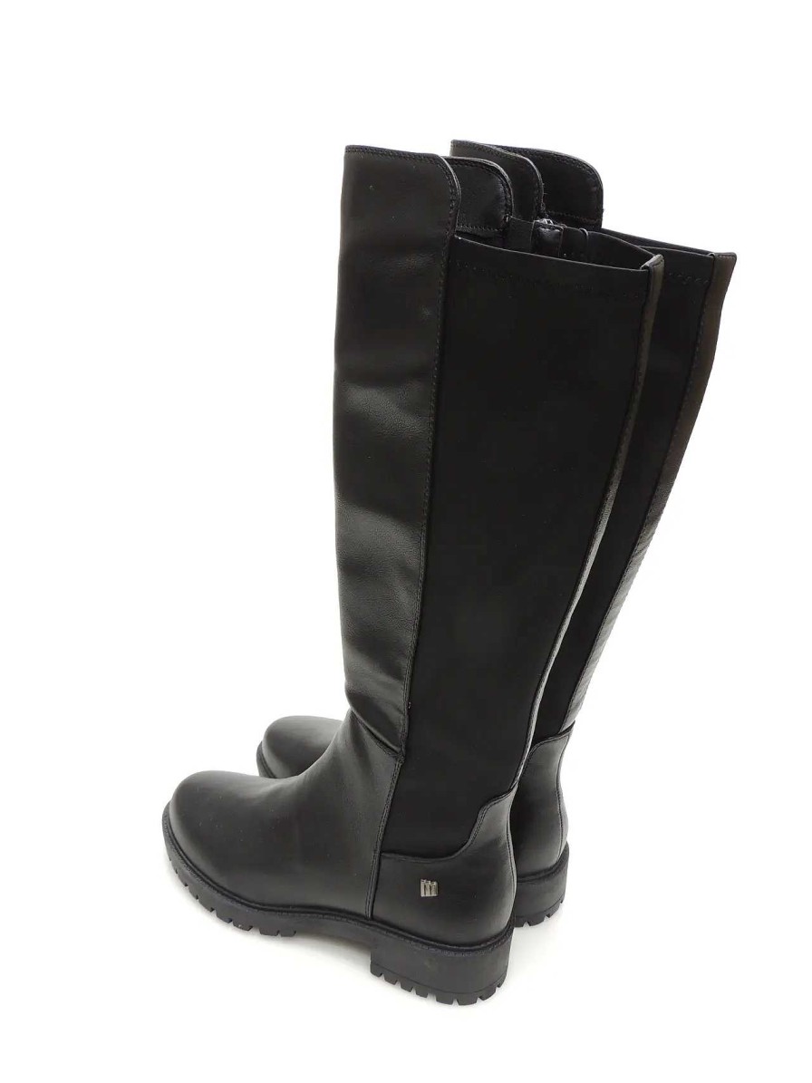 Mujer MUSTANG | Botas Cana Alta Mustang 52458 Polipiel Negro