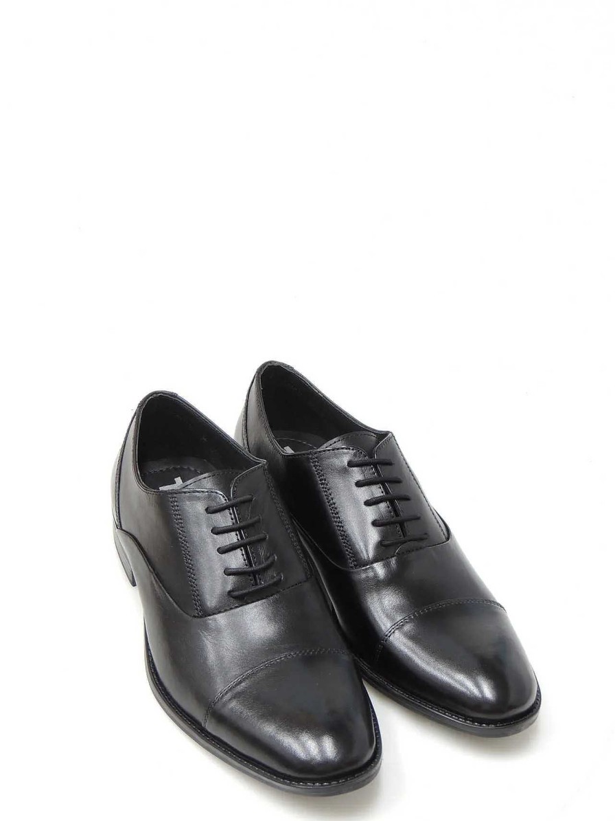 Hombre T2IN | Zapatos Oxford T2In R-292 Piel Negro