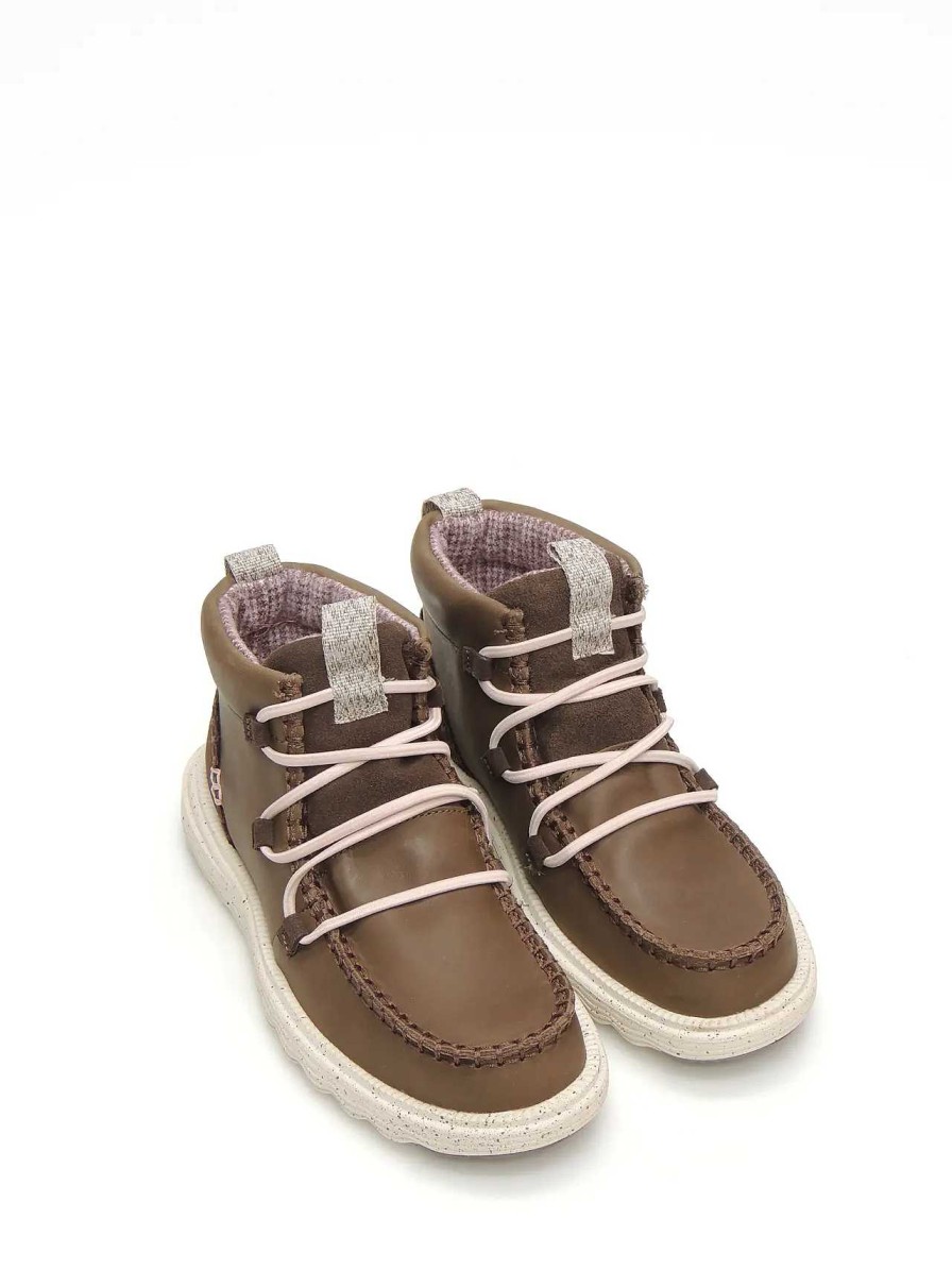 Mujer DUDE | Wallabee Dude 40183-204-A Ante Marron