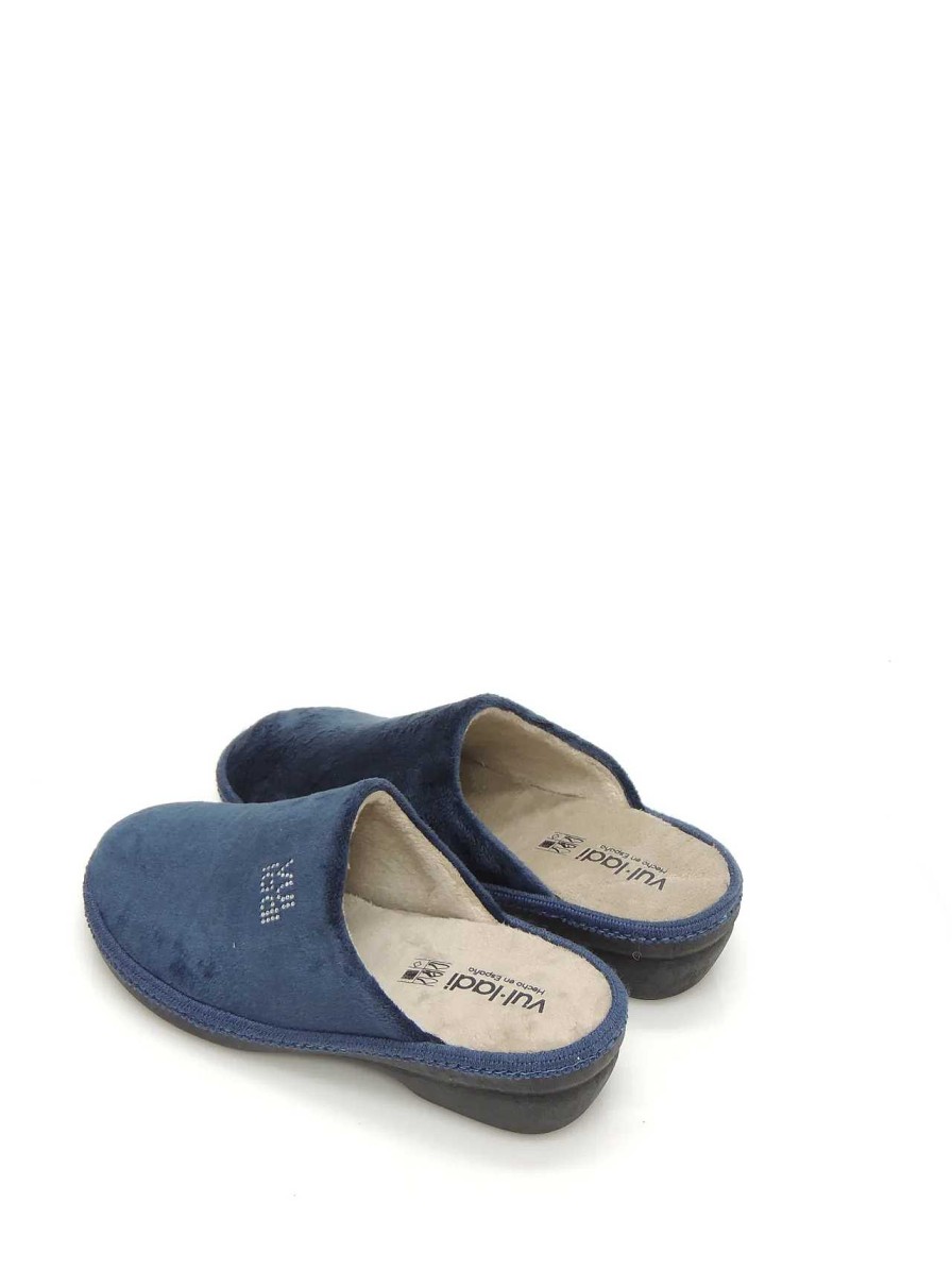 Mujer VULLADI | Zapatillas Estar En Casa Vulladi 5953-140 Textil Marino