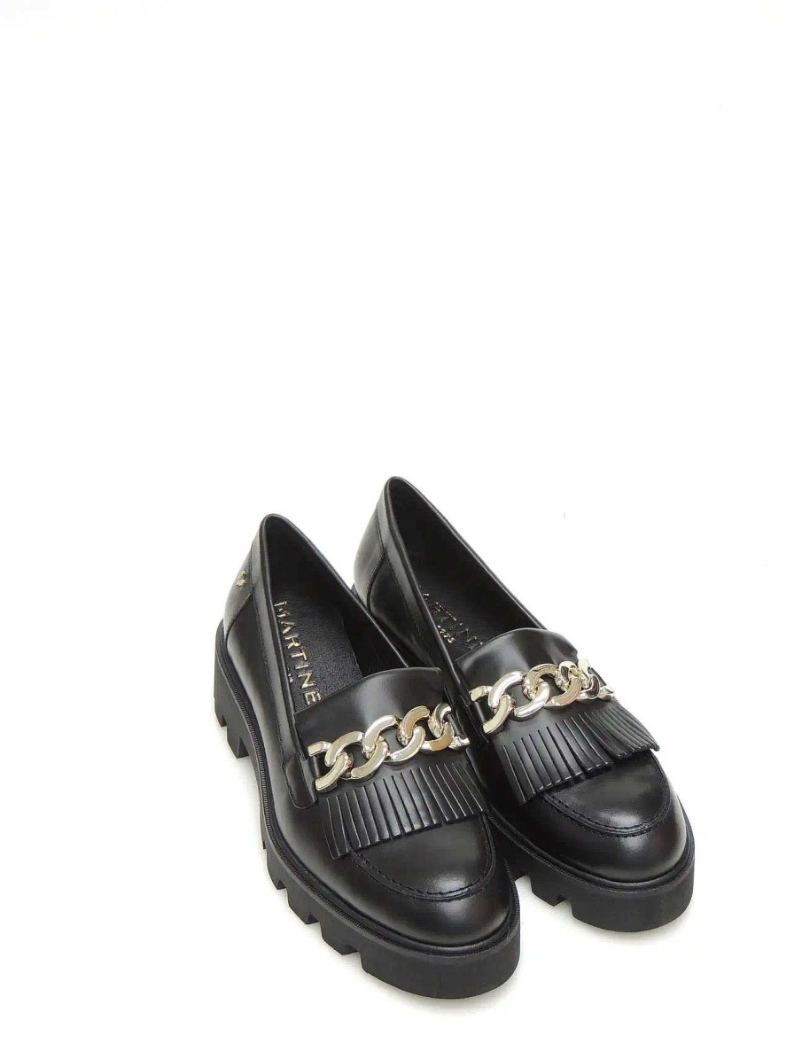 Mujer MARTINELLI | Mocasines Martinelli 1568-A665P Piel Negro