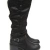 Mujer MUSTANG | Botas Cana Alta Mustang 52763 Polipiel Negro