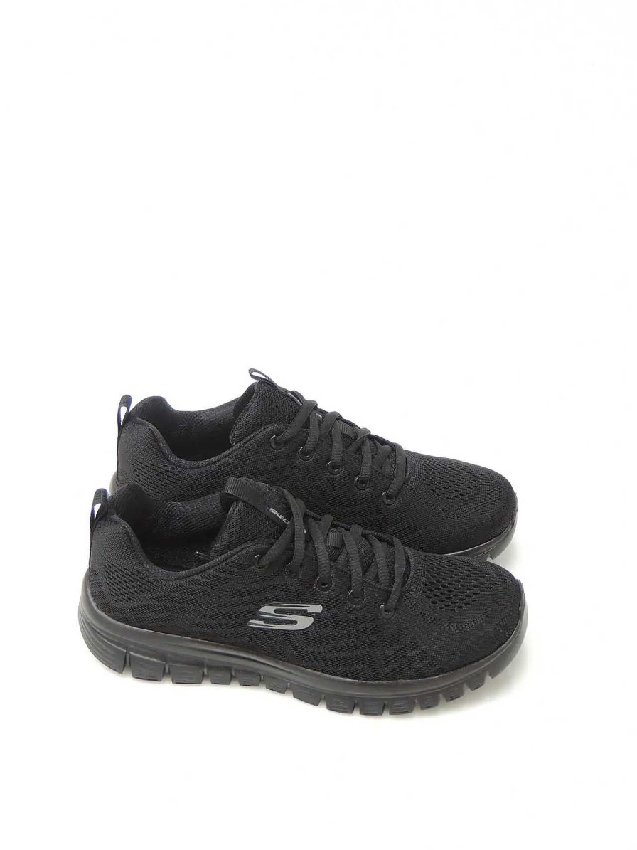 Mujer SKECHERS | Sneakers Skechers 12615 Textil Negro