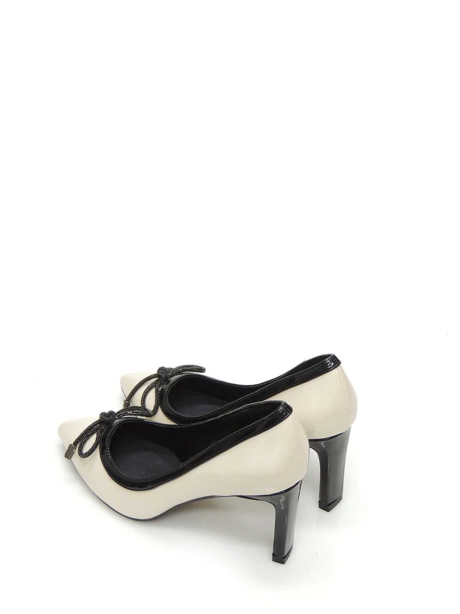 Mujer MENBUR | Zapatos Salon Menbur 24666 Charol Beige