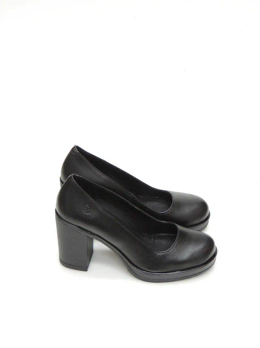 Mujer YOKONO | Zapatos Salon Yokono Pilsen-007 Piel Negro