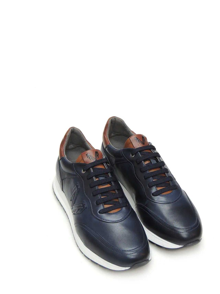 Hombre MARTINELLI | Sneakers Martinelli 1621-2754C Piel Azul