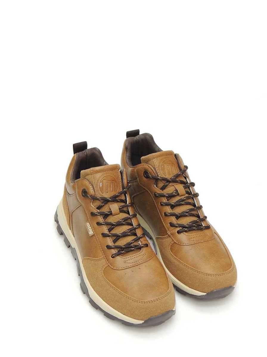 Hombre MUSTANG | Botines Montana Mustang 84452 Polipiel Camel