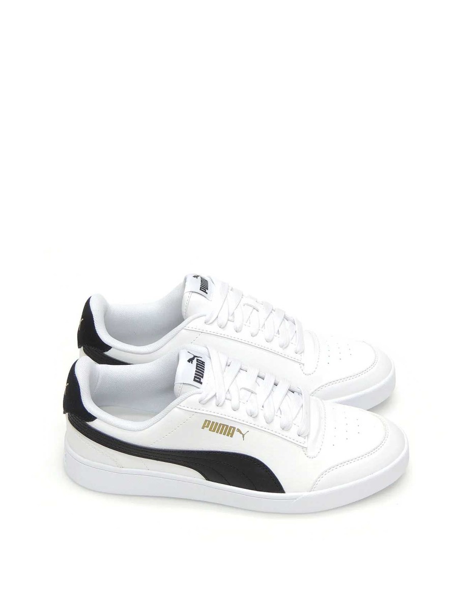 Hombre PUMA | Sneakers Puma 309668 Polipiel Blanco