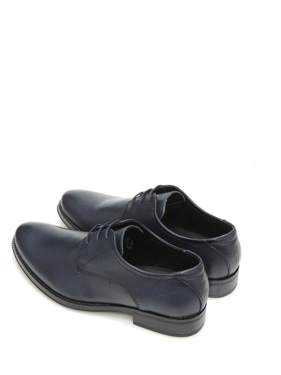 Hombre BAERCHI | Zapatos Blucher Baerchi 2751 Piel Marino