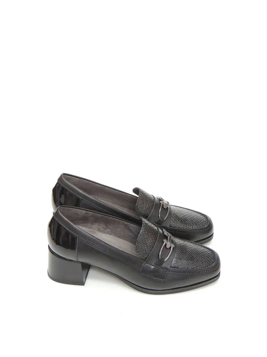 Mujer PITILLOS | Mocasines Pitillos 5412 Piel Negro