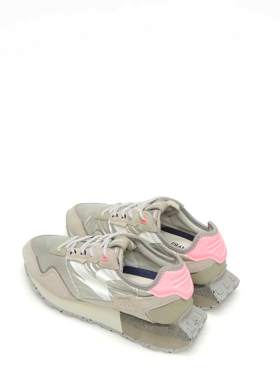 Mujer VICTORIA | Sneakers Victoria 8803106 Serraje Platino