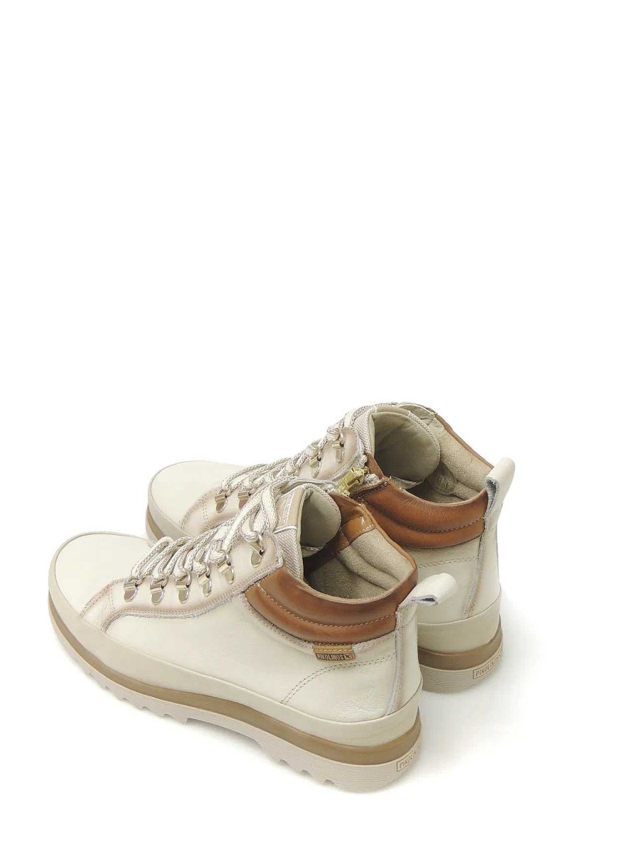 Mujer PIKOLINOS | Botines Montana Pikolinos W3W-8564C1 Piel Beige